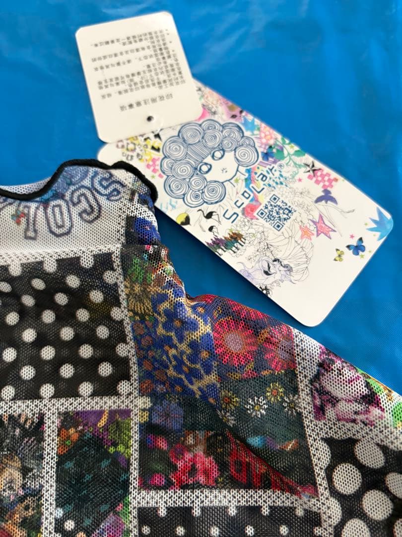★scolar★ 新品タグ付き★ パッチワークチュールロンT — image 2