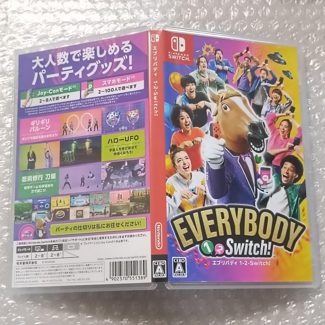 起動確認◎ エブリバディ 1-2-Switch！ ニンテンドースイッチ — image 4