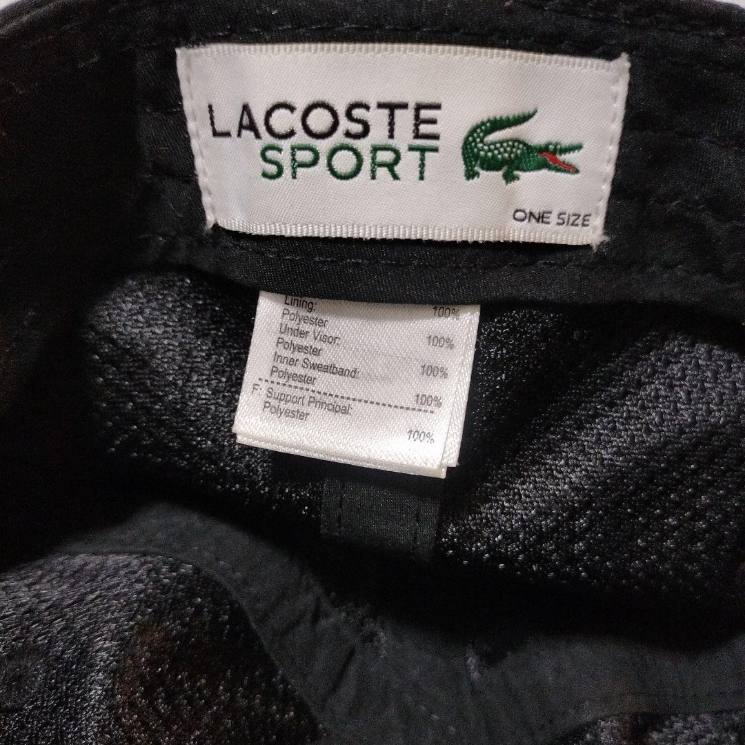 【大人気】LACOSTE ラコステ キャップ 帽子 ブラック — image 4