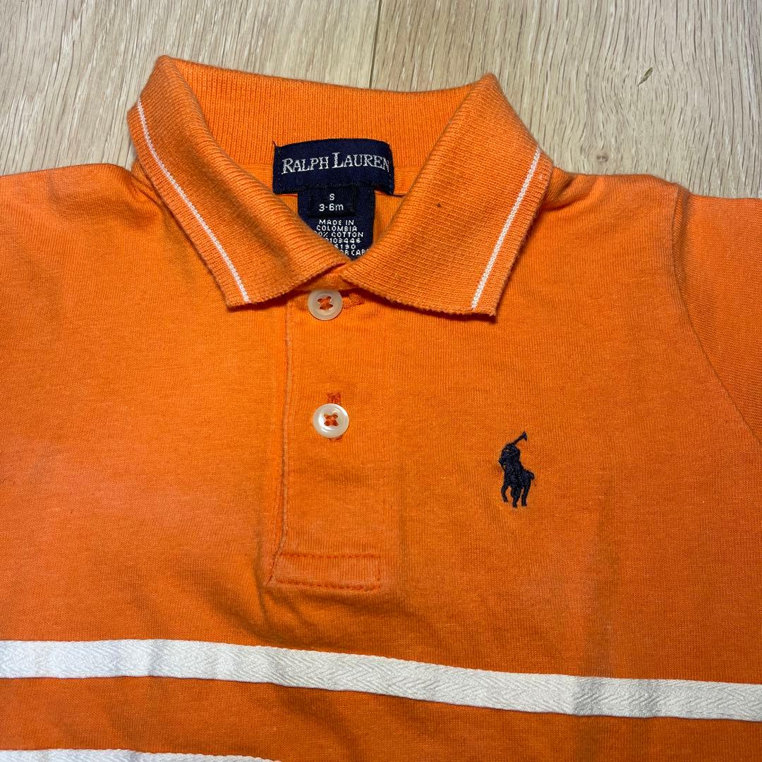 Ralph Lauren オレンジ ポロロンパース 3-6ヶ月 — image 2