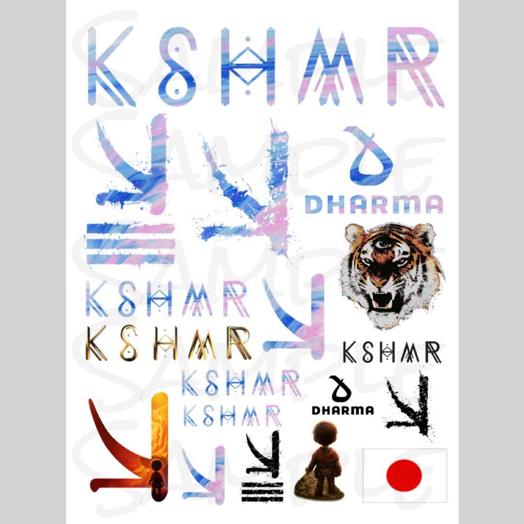 KSHMR タトゥーシール （カラーVer.） ※1種のみ — image 2