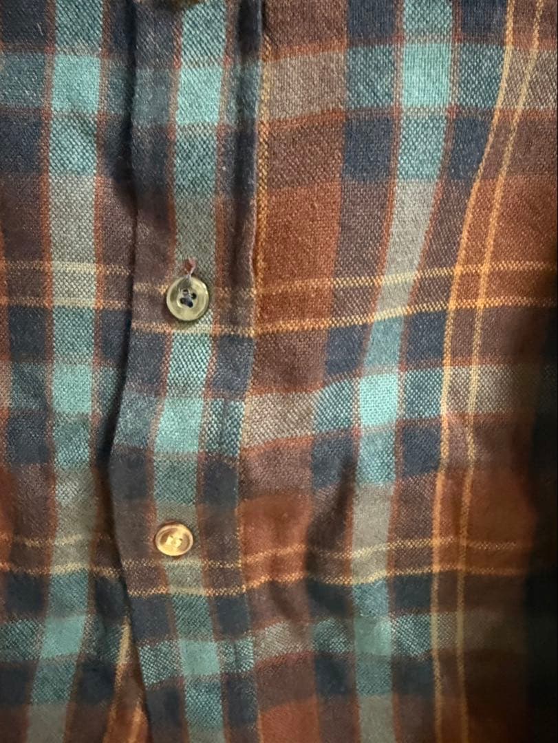 【美品】チェック柄長袖シャツ — image 4