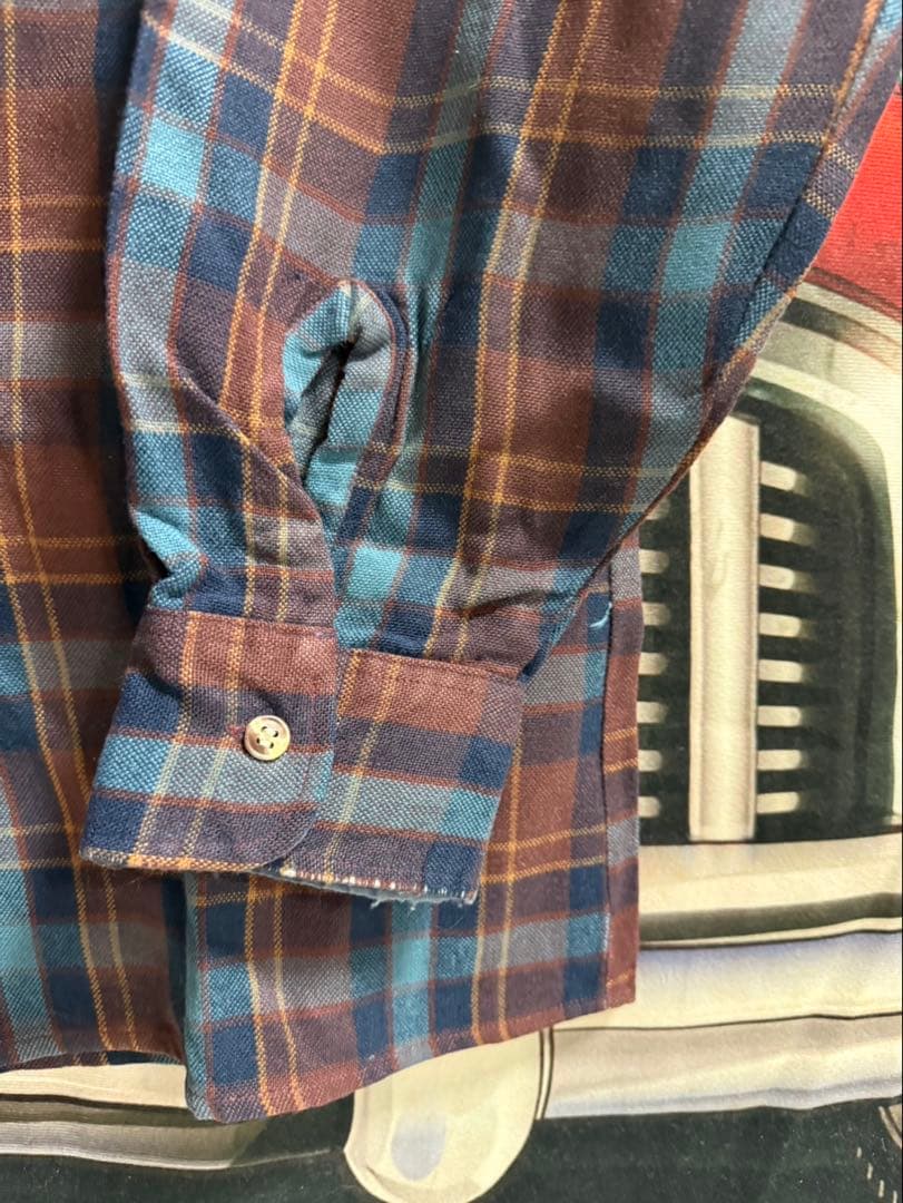 【美品】チェック柄長袖シャツ — image 5