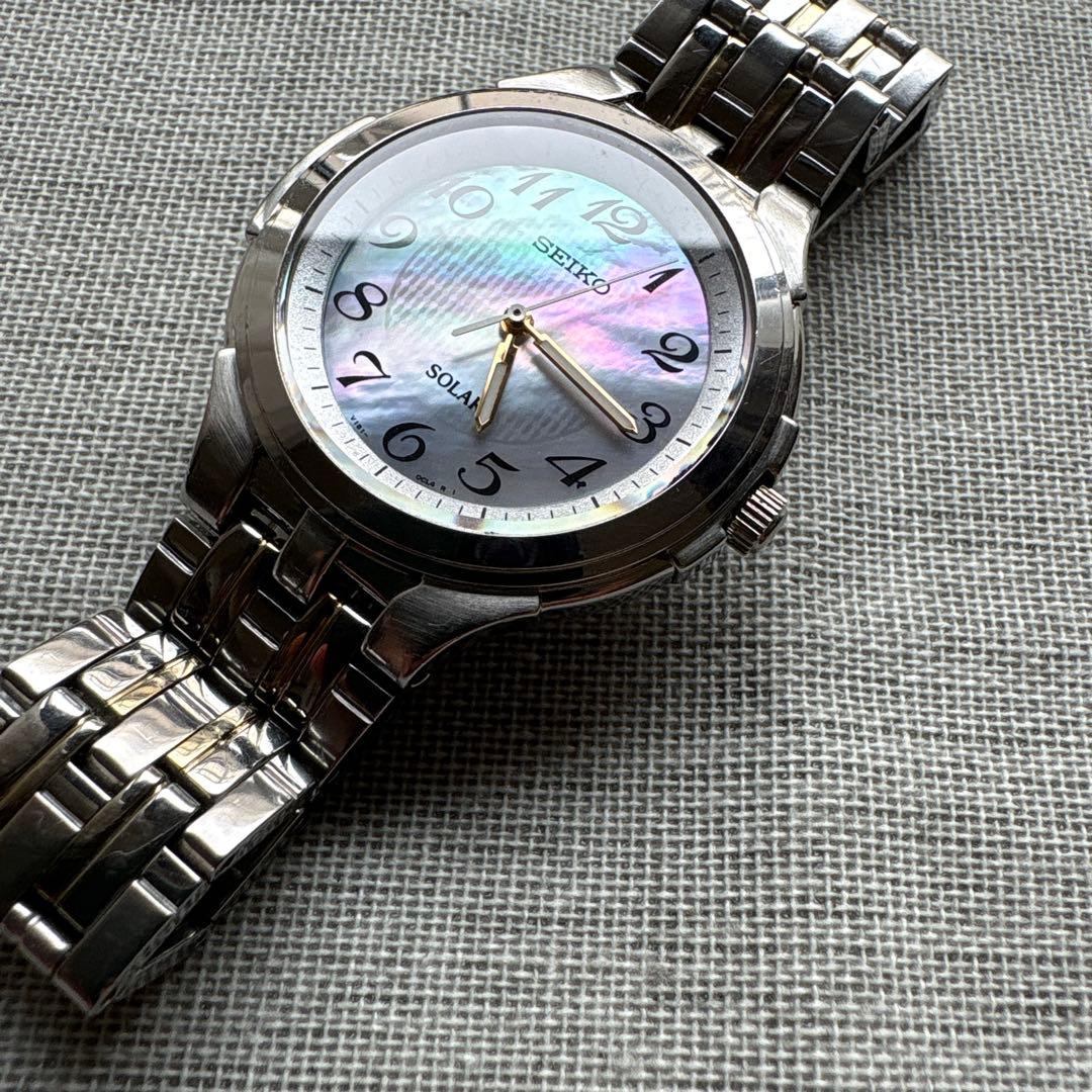SEIKO ソーラー　V181-08P0稼動良品 — image 2