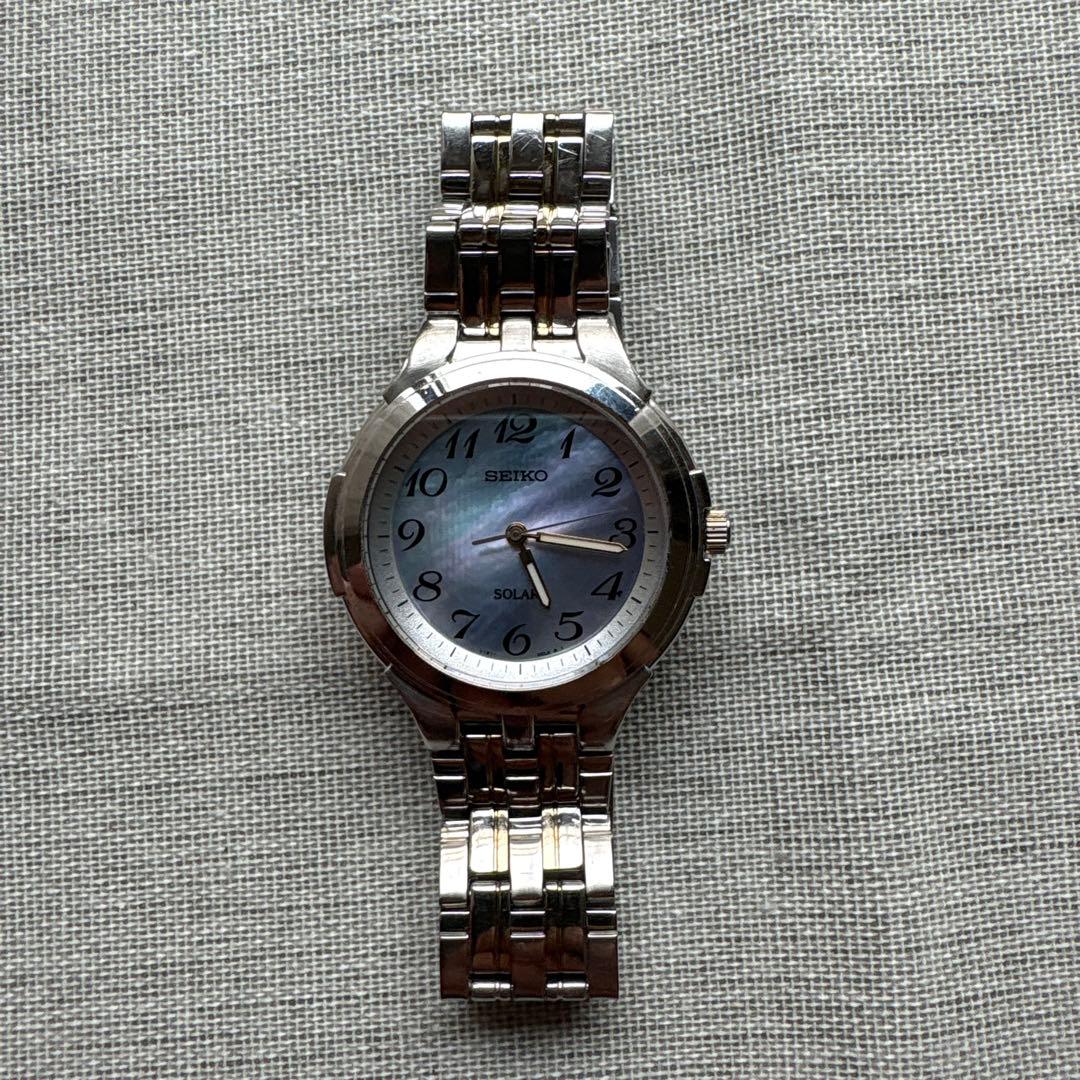 SEIKO ソーラー　V181-08P0稼動良品 — image 4