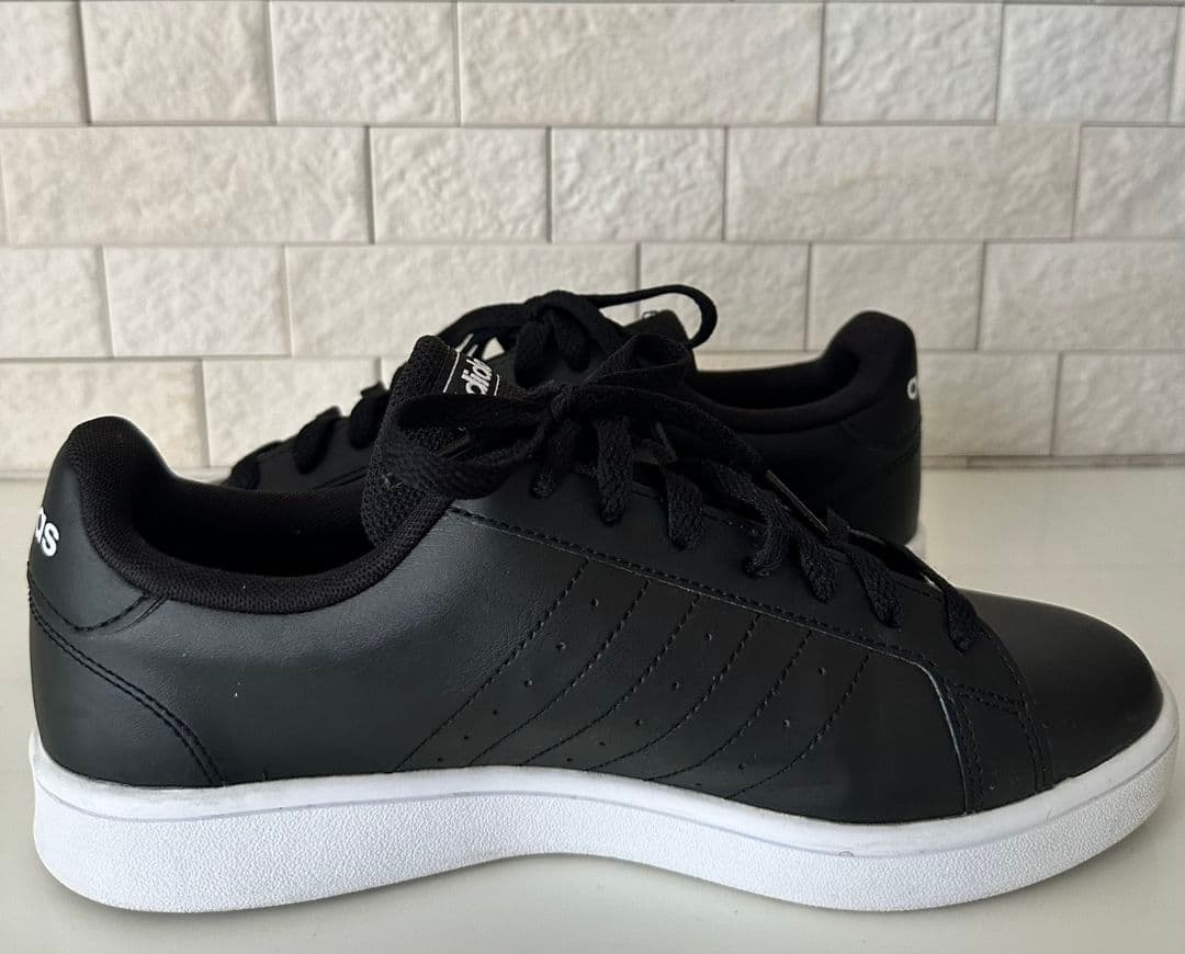 adidas スニーカー 26.5cm ブラック ホワイト 黒 白 メンズ — image 5