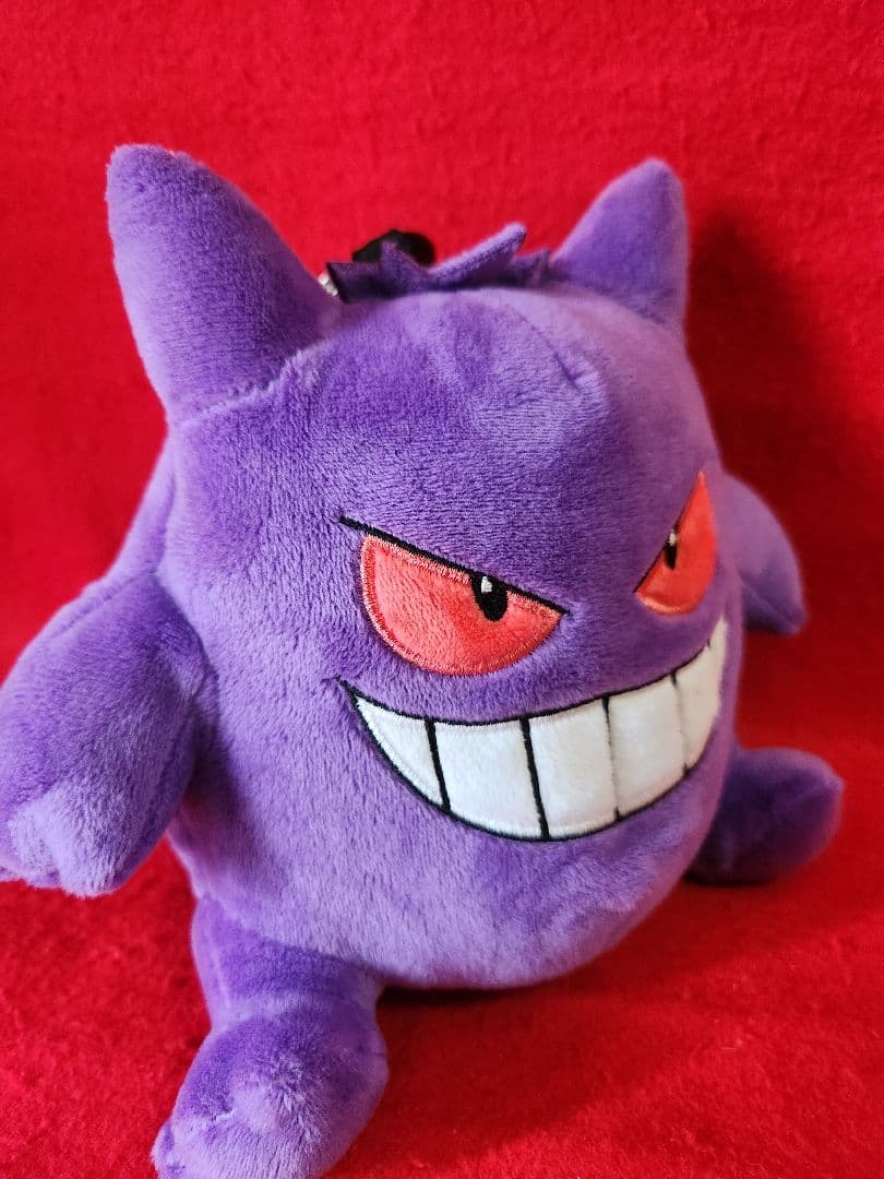 ポケモン　ゲンガー　カラビナ付　ぬいぐるみポーチ　ポケットモンスター — image 2