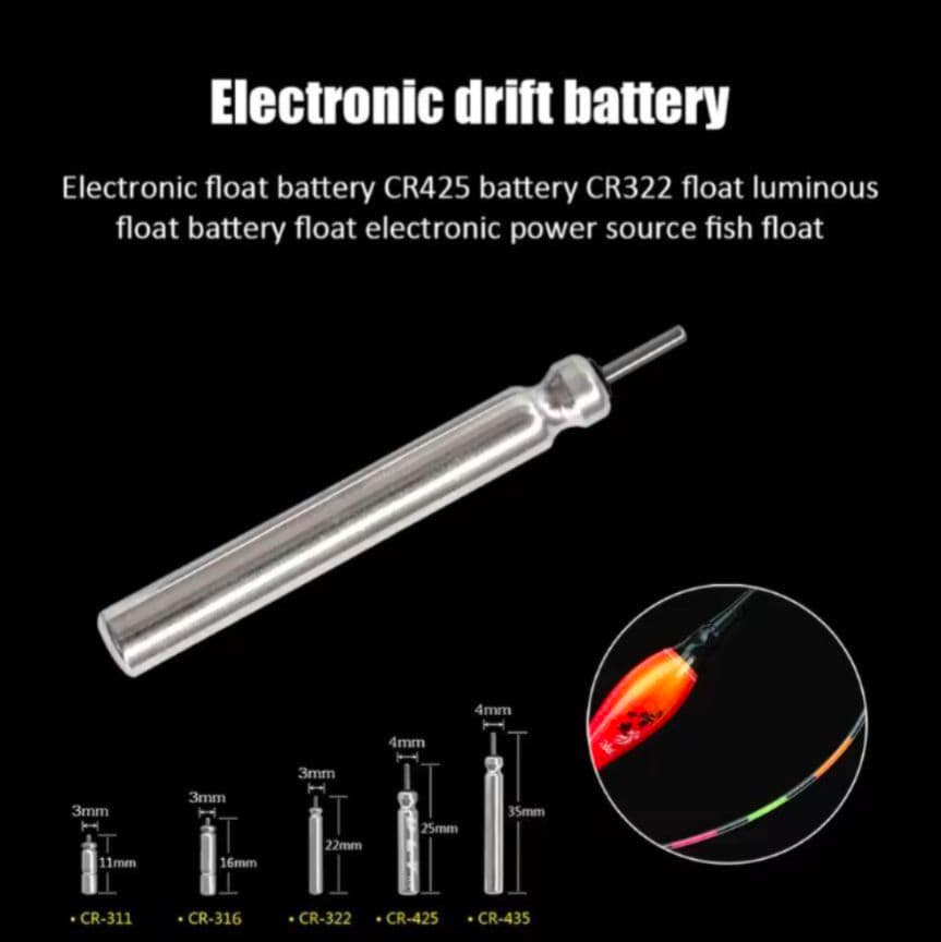 CR435 電気ウキ 竿先ライト ウキトップ デンケミ用 20本セット 2012 — image 3