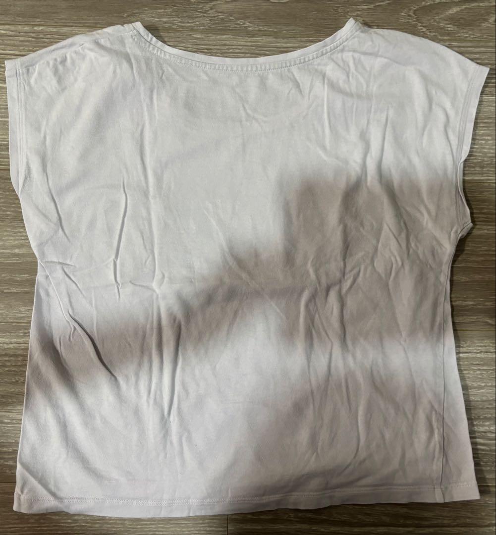 Chacottチャコット　FREEDロゴ半袖Tシャツ綿100%Mサイズ薄ピンク系 — image 2