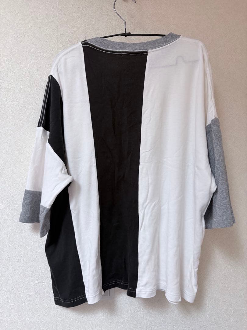 ストライプ切り替えTシャツ　niko and — image 3