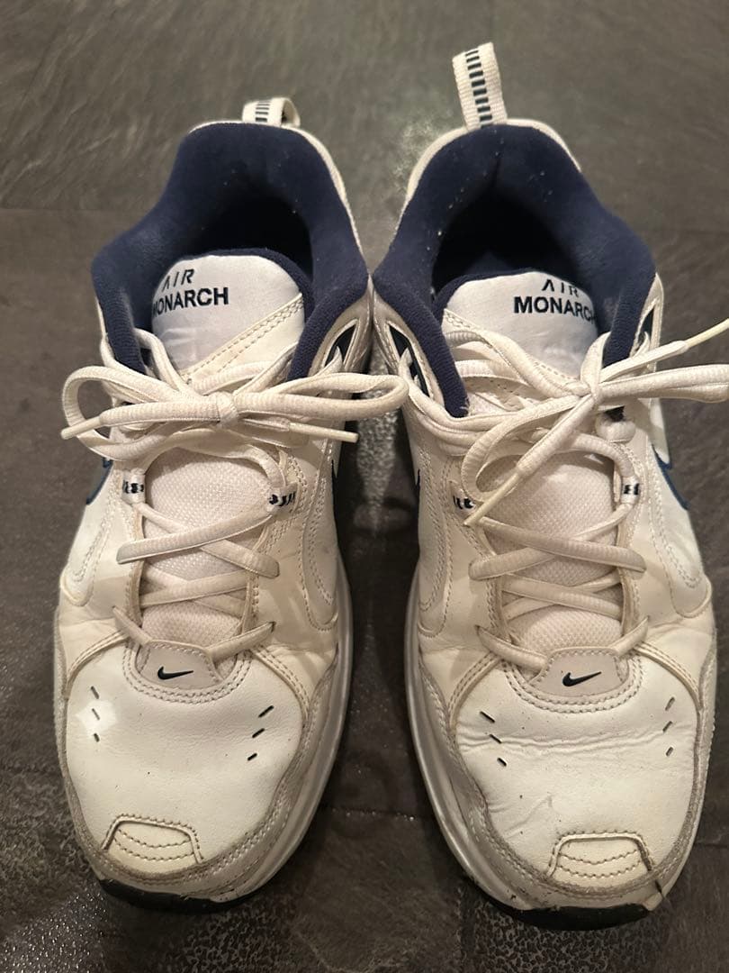 Nike Air Monarch ホワイト/ネイビー — image 2
