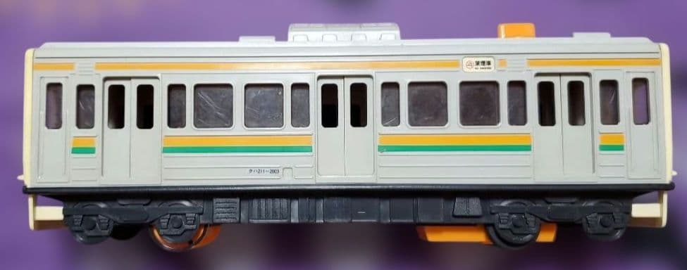 ダイヤ 寺井商店 フリクション JR電車 211系 湘南色 ドア開閉 レトロ玩具 — image 3