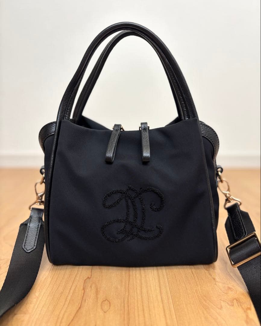 【極美品】✨LUPUY 革ハンドバック ショルダーバック 黒 — image 2