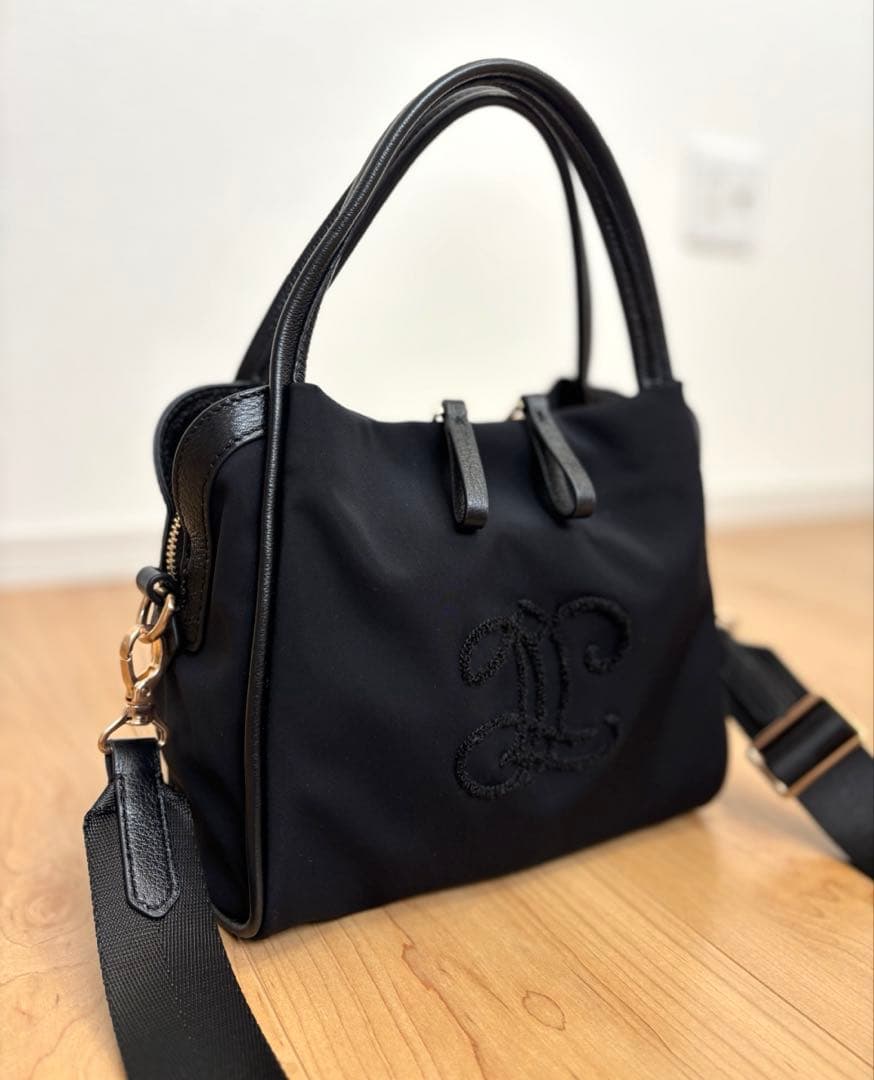 【極美品】✨LUPUY 革ハンドバック ショルダーバック 黒 — image 3