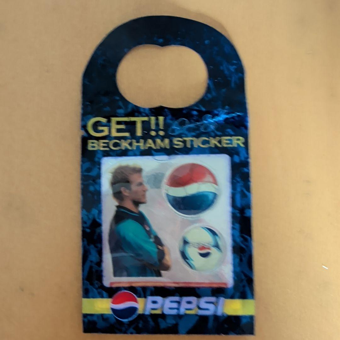 PEPSI　ペプシ　ベッカム　ステッカー 2種 4枚 — image 2