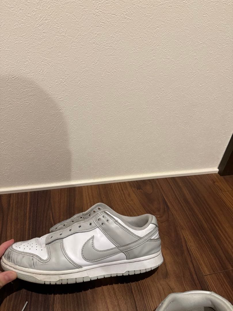 NIKE Dunk Low Grey White スニーカー — image 3