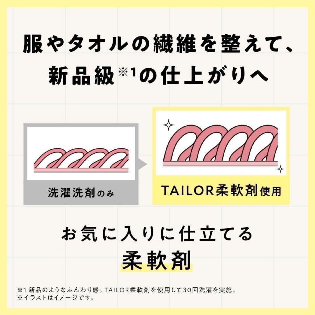 【新品未開封】TAILORテイラー 柔軟剤 詰替用　デイ　インの香り850㎖×2 — image 3