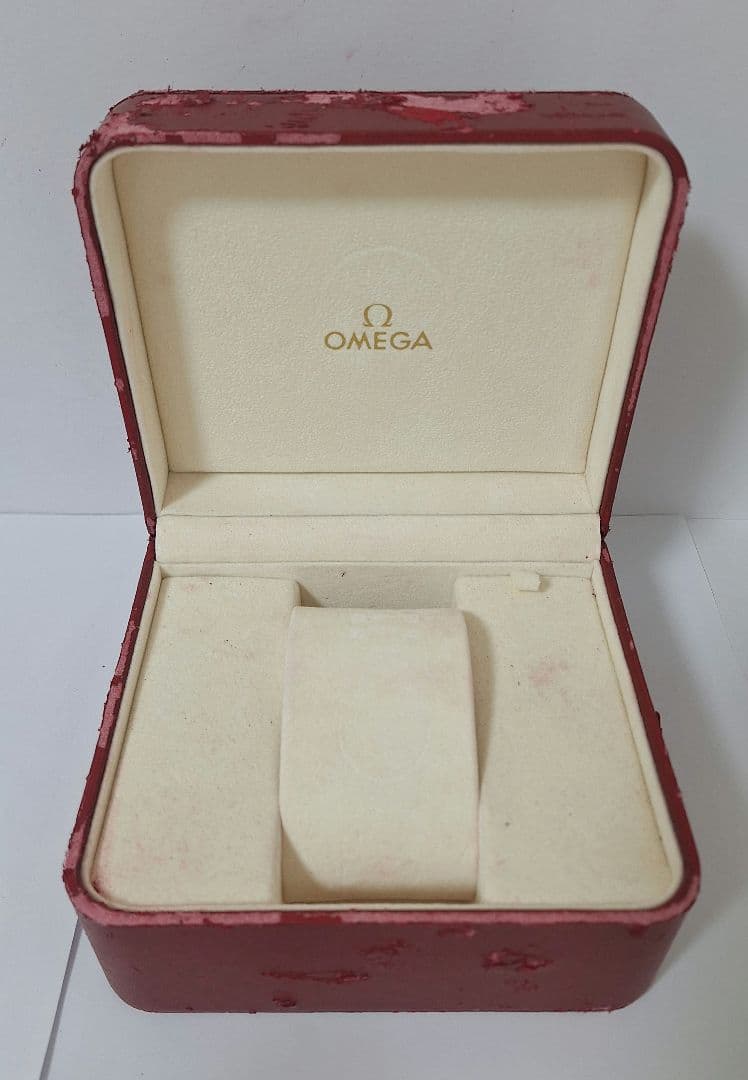 【空箱】OMEGA オメガ ヴィンテージ 赤 時計用 BOXのみ 付属品 D44 — image 4
