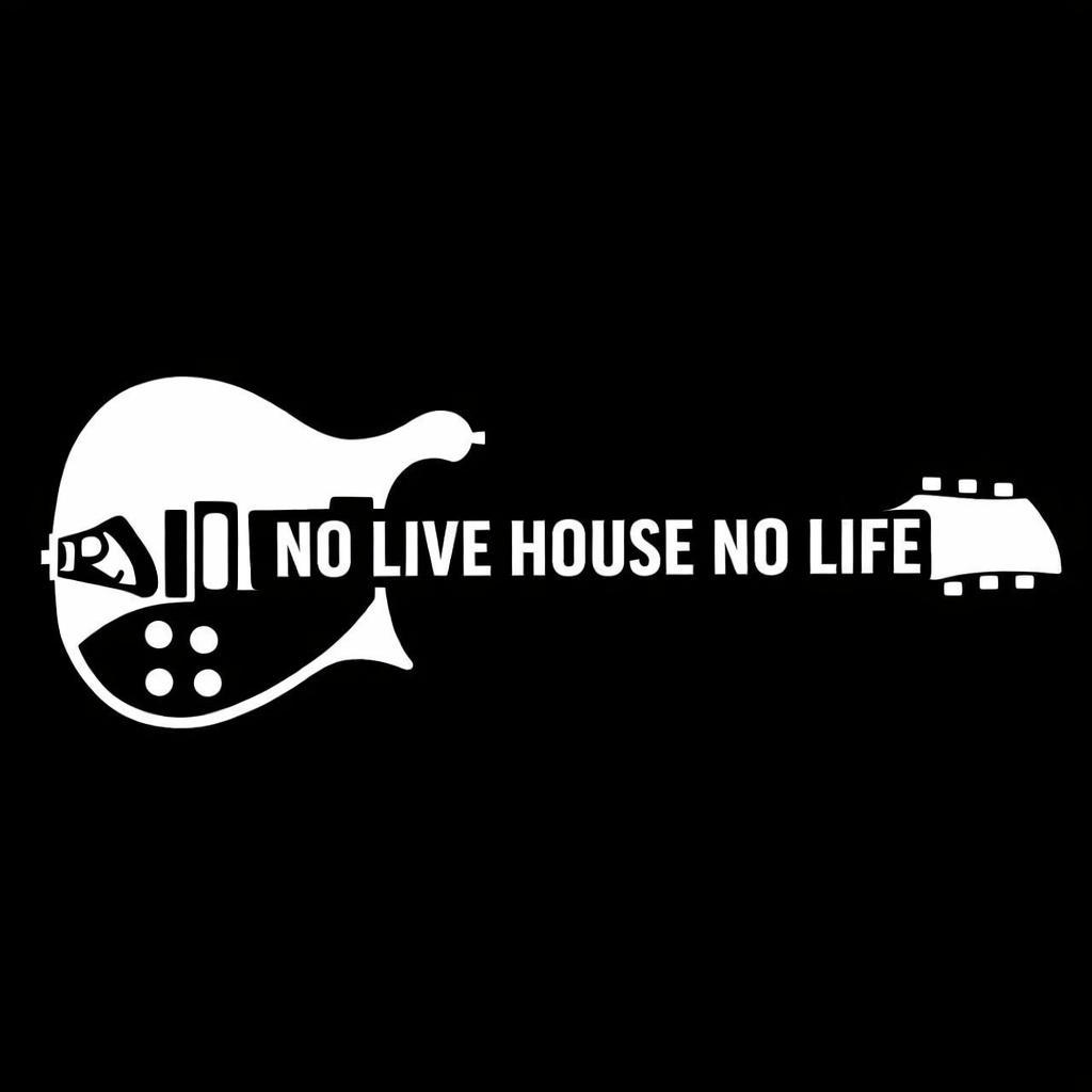 NO LIVE HOUSE NO LIFE カッティングステッカー — image 3