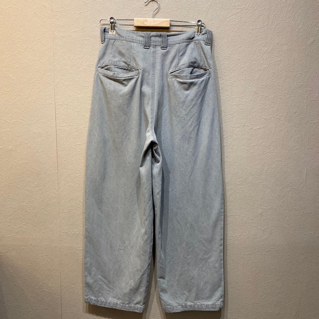 RUUBON ルボーン　ワイドパンツ　グレー　サイズS 綿 — image 2