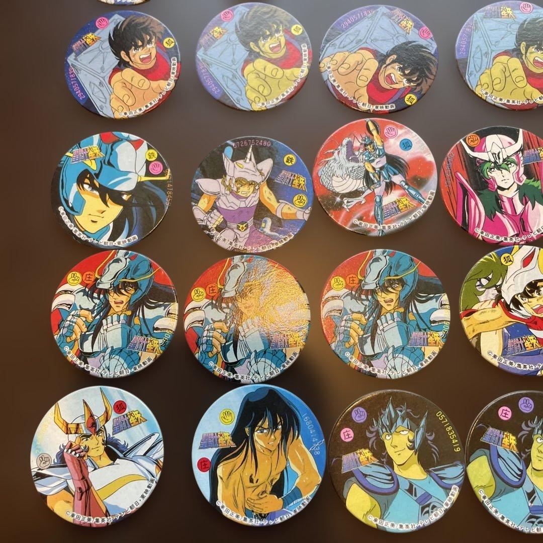 【希少品】【当時物】聖闘士星矢メンコ 32枚セット めんこ カード 昭和レトロ — image 4