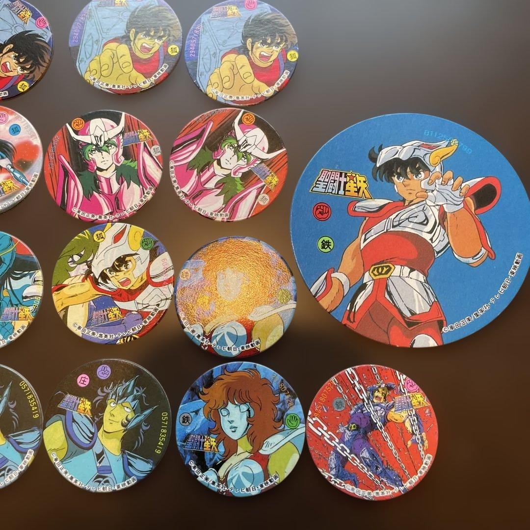 【希少品】【当時物】聖闘士星矢メンコ 32枚セット めんこ カード 昭和レトロ — image 5