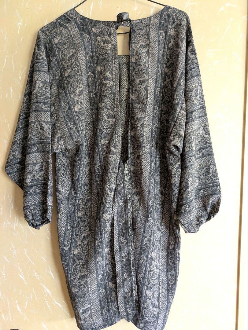 M'-R 花柄ストライプエブロングレー系 — image 2