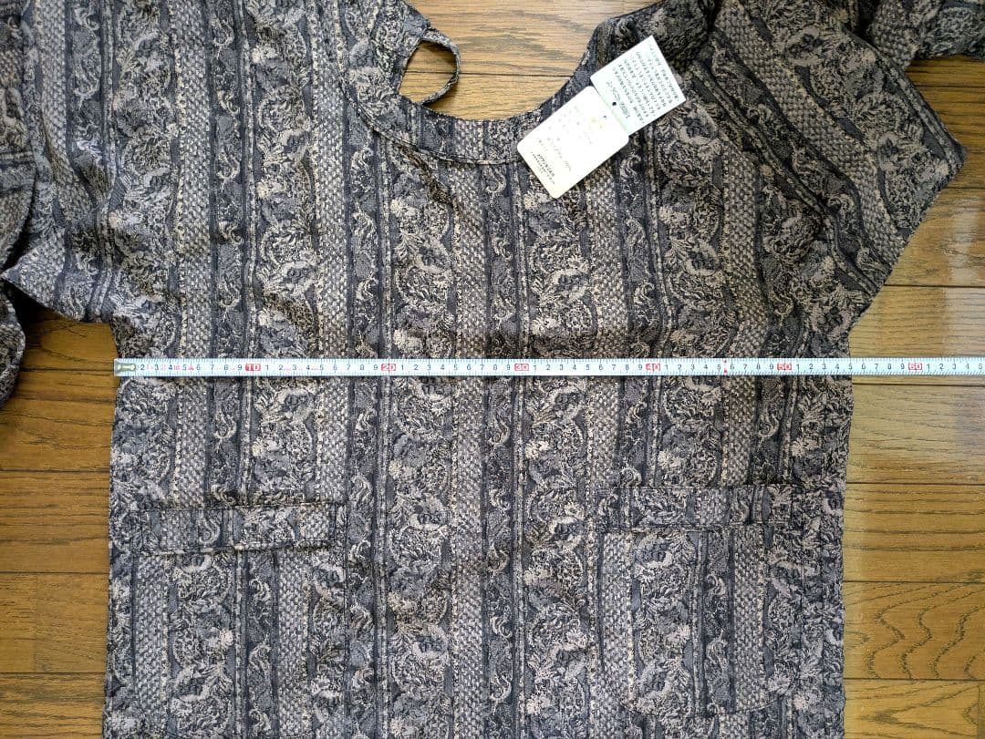 M'-R 花柄ストライプエブロングレー系 — image 4
