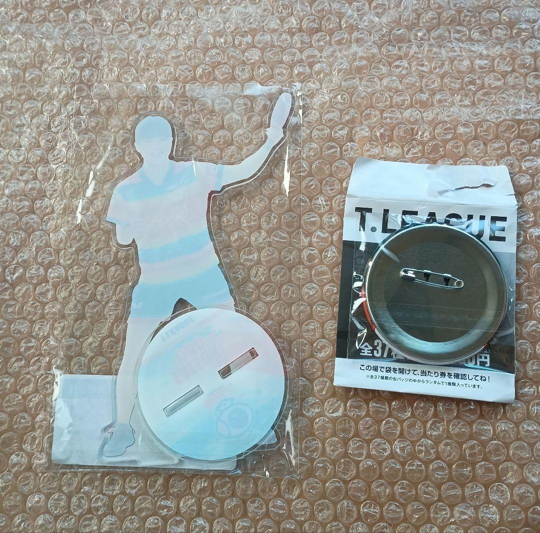 Tリーグ 缶バッジチャンスくじ　大藤咲月　アクスタ　缶バッジ等計2個　新品未使用 — image 4
