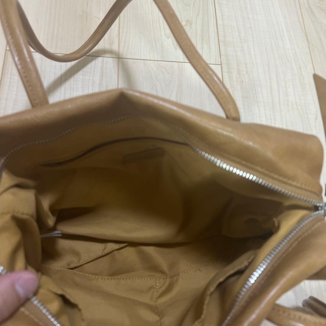 グローバルワークス　シンプル ハンドバッグ ブラウン — image 3