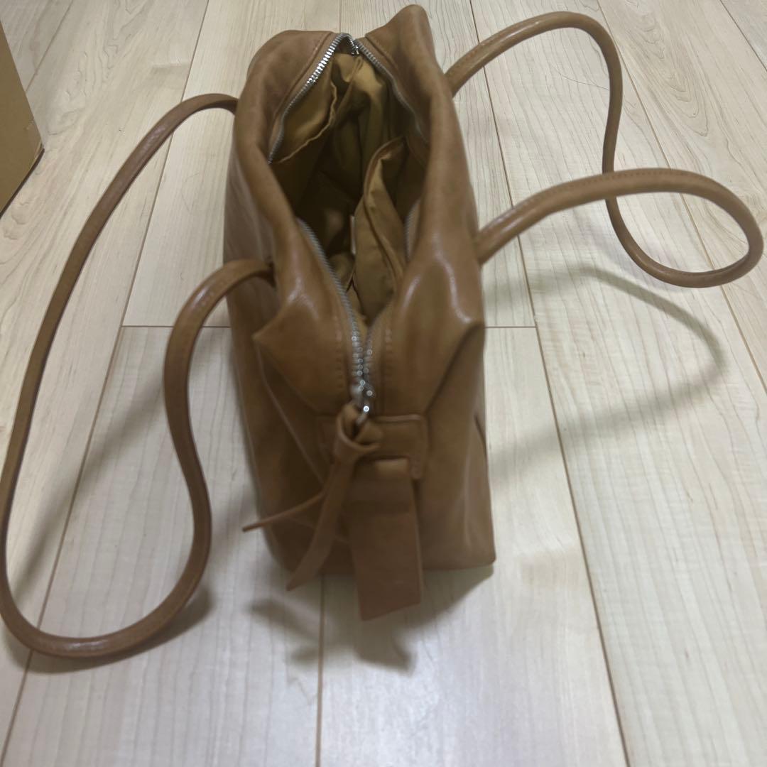 グローバルワークス　シンプル ハンドバッグ ブラウン — image 5