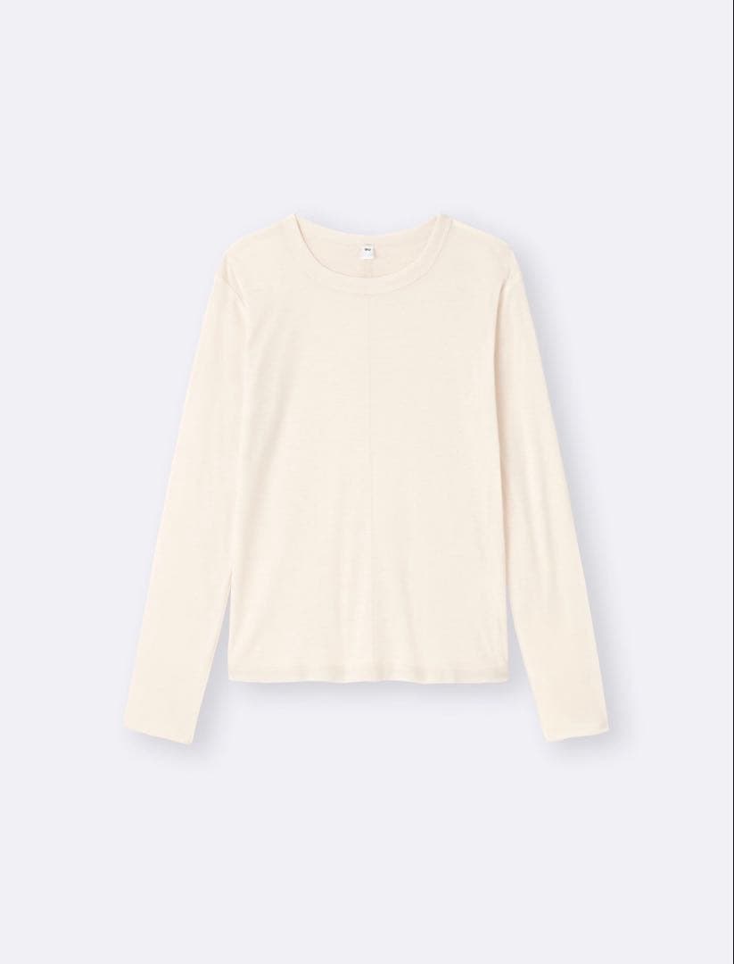 GU ソフトシアー クルーネック　ナチュラル　M — image 2