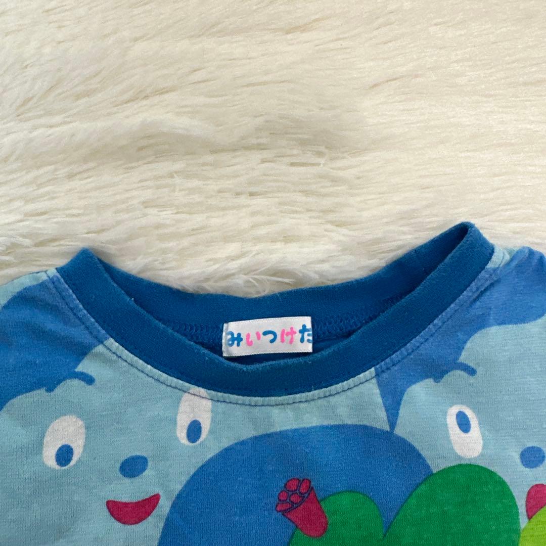 みぃつけた！　90センチ　総柄　青　サボさん　コッシー — image 2