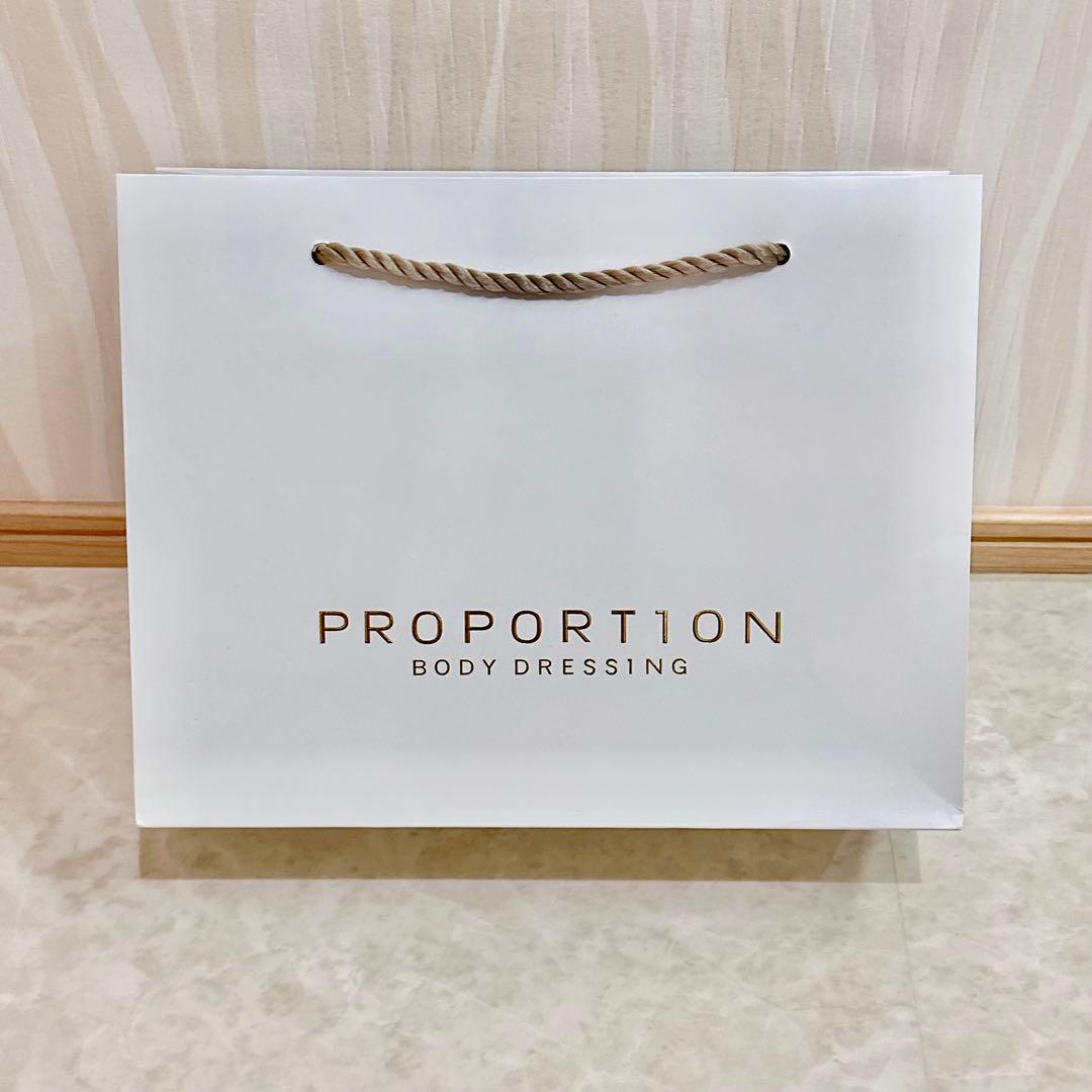 PROPORTION ショップ袋 2枚 ショッパー ショップバック ホワイト — image 2