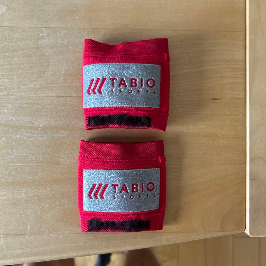 TABIO SPORTS カーフスリーブ レッド — image 2