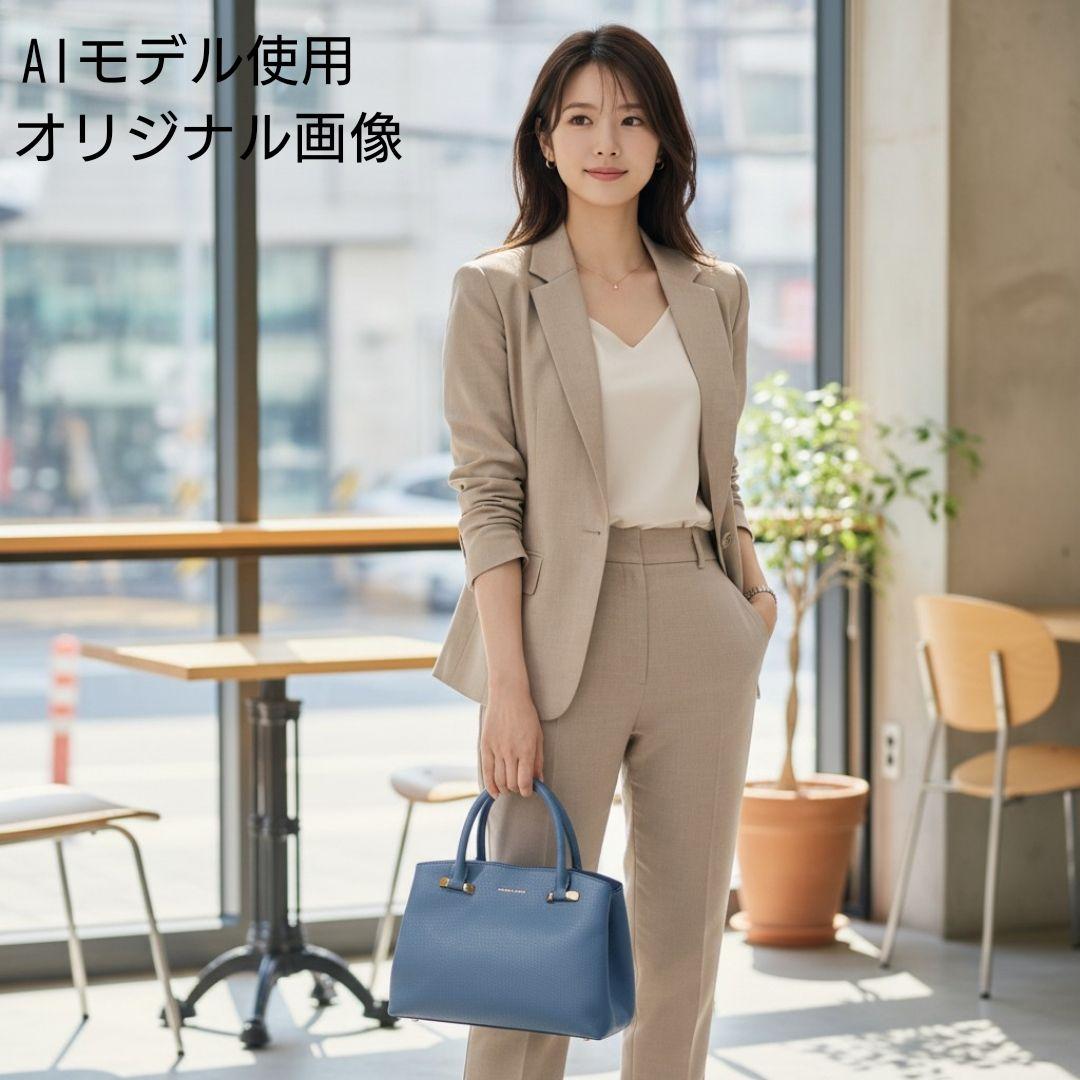 【美品】CHARLES&KEITH 2WAY ハンドバッグ ブルー系 ストラップ — image 2