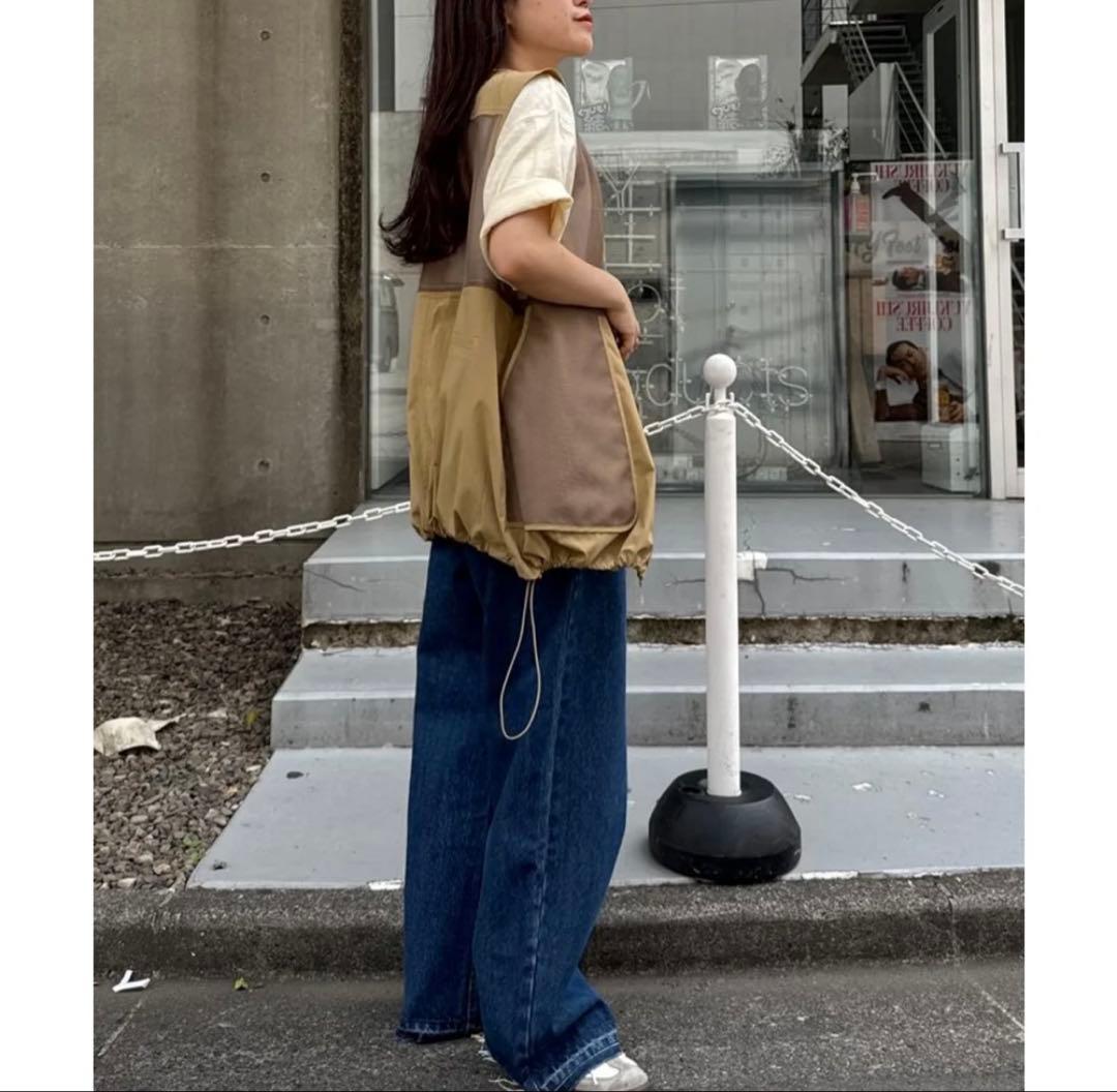 CIAOPANIC TYPY 切替フィッシングベスト セール新品　ベージュ — image 5
