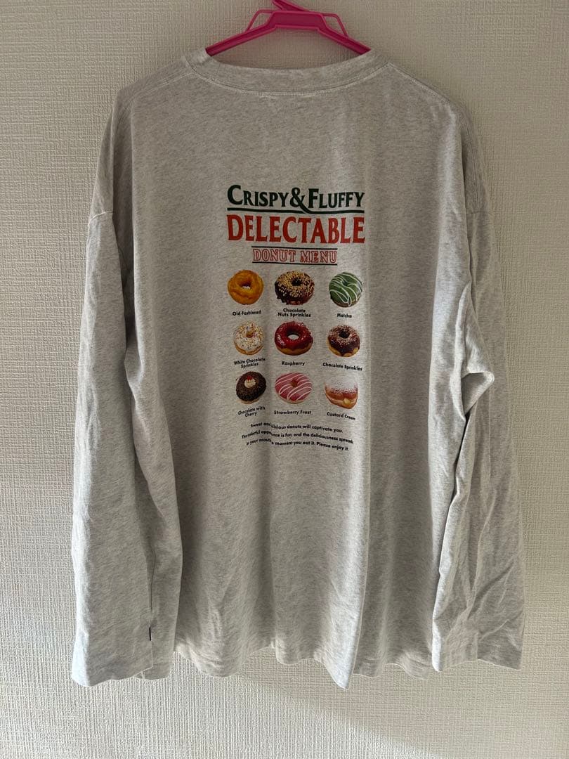 OLIVE des OLIVE ドーナッツメニューTシャツ ロンT オートミール — image 5