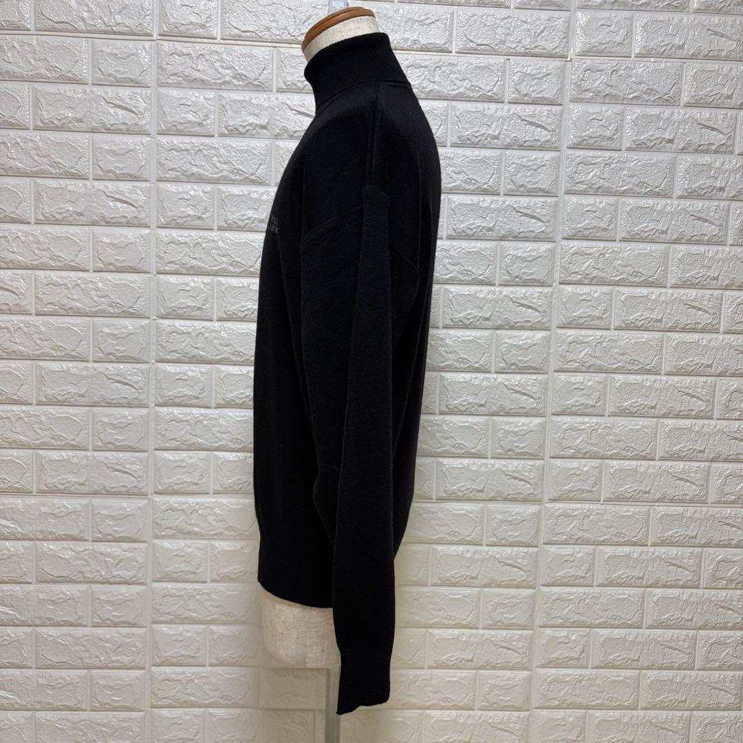 NICOLA VALENTINO ブラック タートルニット M 刺繍【2275】 — image 3