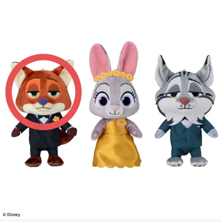 【新品】ズートピア２　ぬいぐるみ ZOOTENNIAL GALA Ver.ニック — image 3