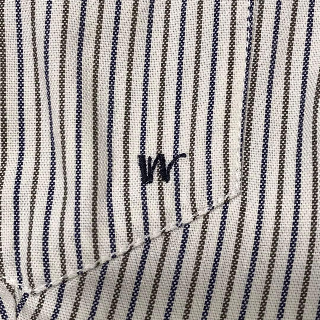 MaxMara WEEKEND LINE 七分袖ストライプシャツ　刺繍ロゴ　S — image 4