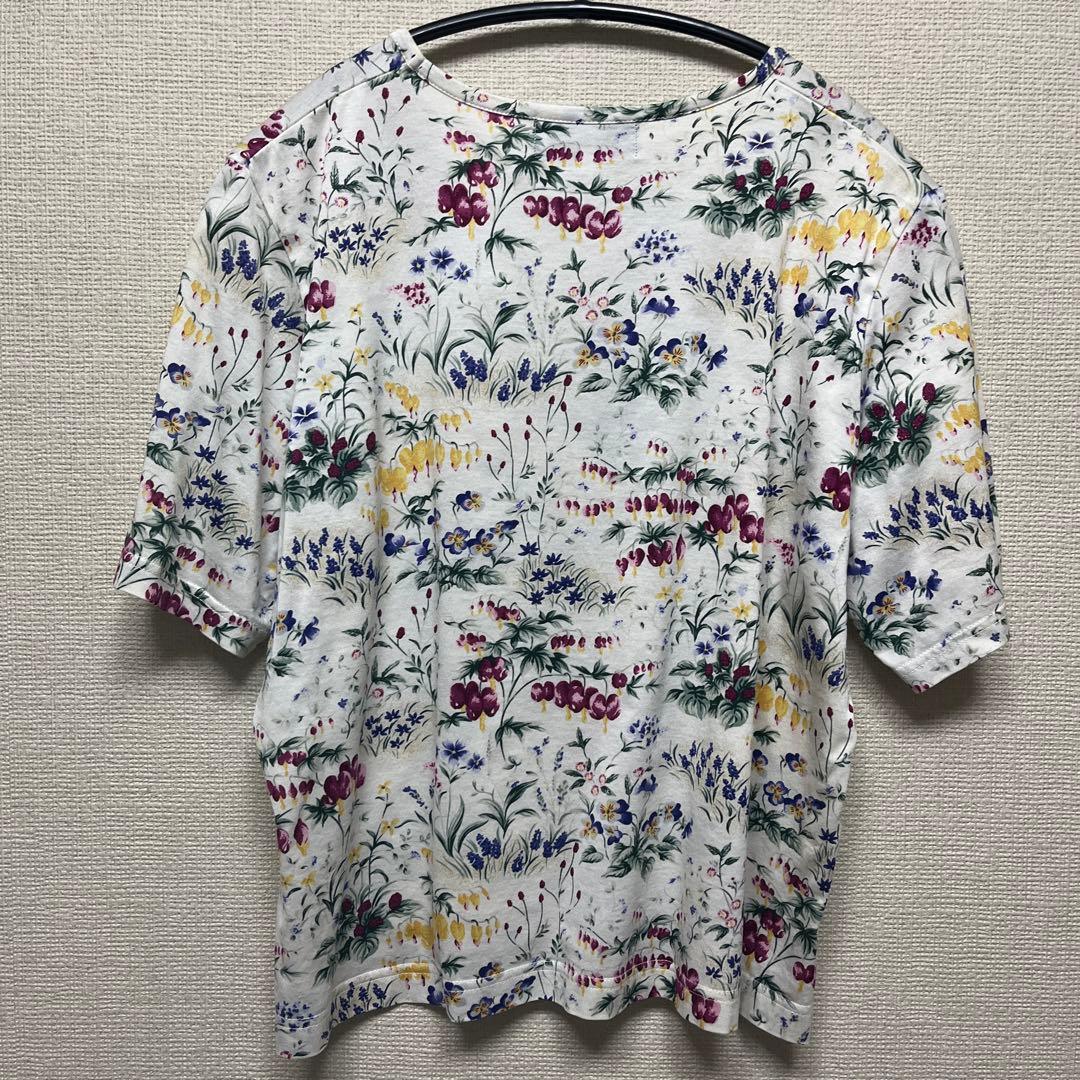 BARAKURA カットソー　Tシャツ　花柄　Lサイズ　綿100 — image 4