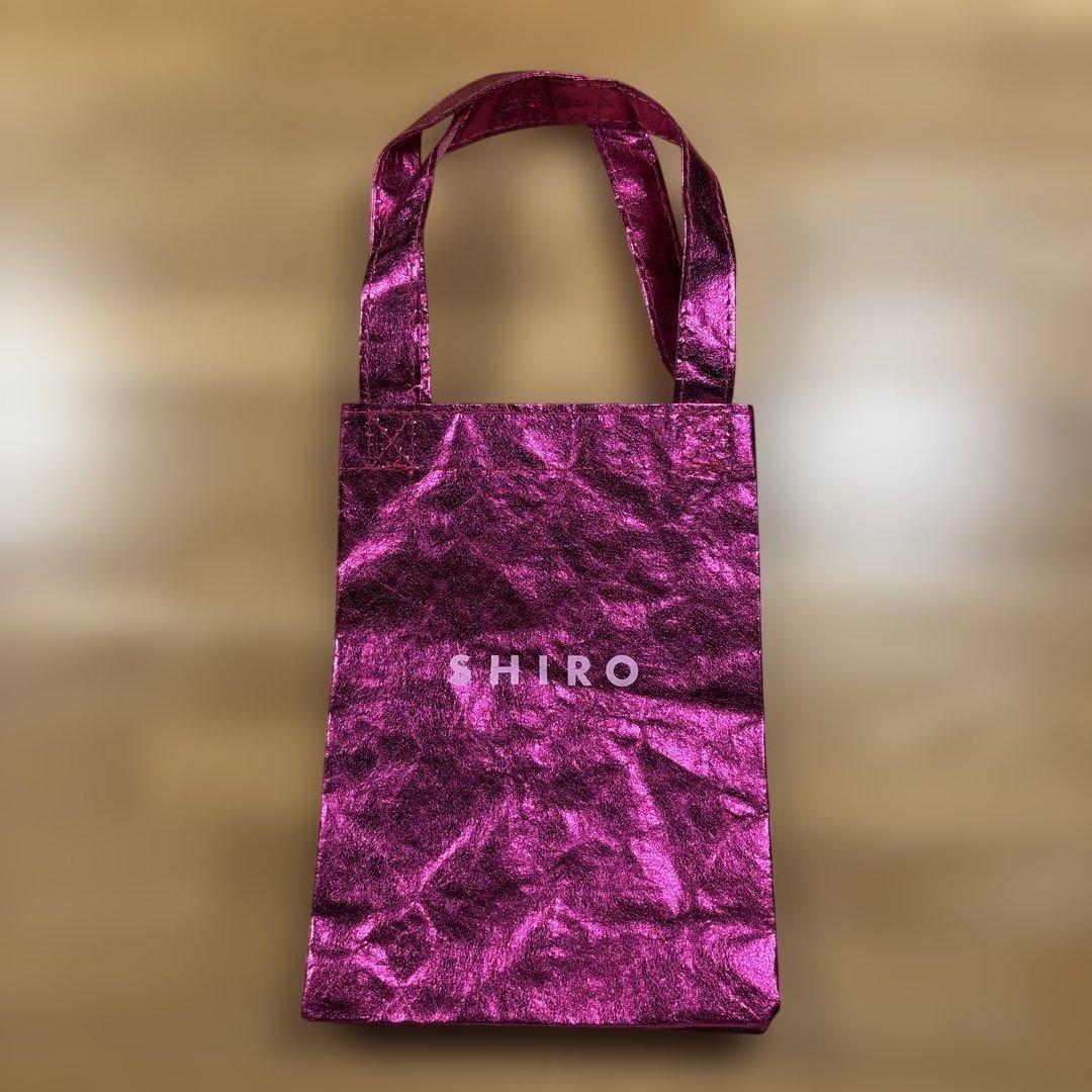 SHIRO ショップ袋 ショッパー メタリックピンク — image 2
