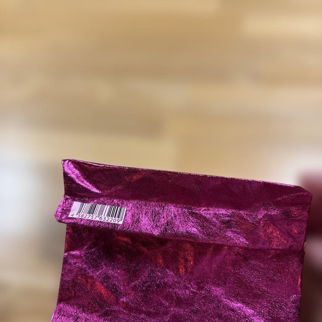 SHIRO ショップ袋 ショッパー メタリックピンク — image 3