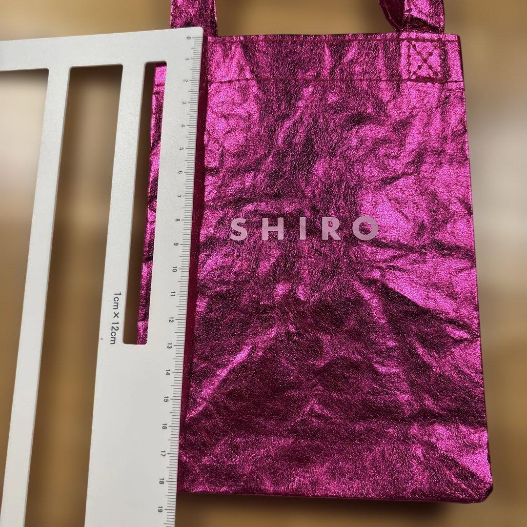 SHIRO ショップ袋 ショッパー メタリックピンク — image 5