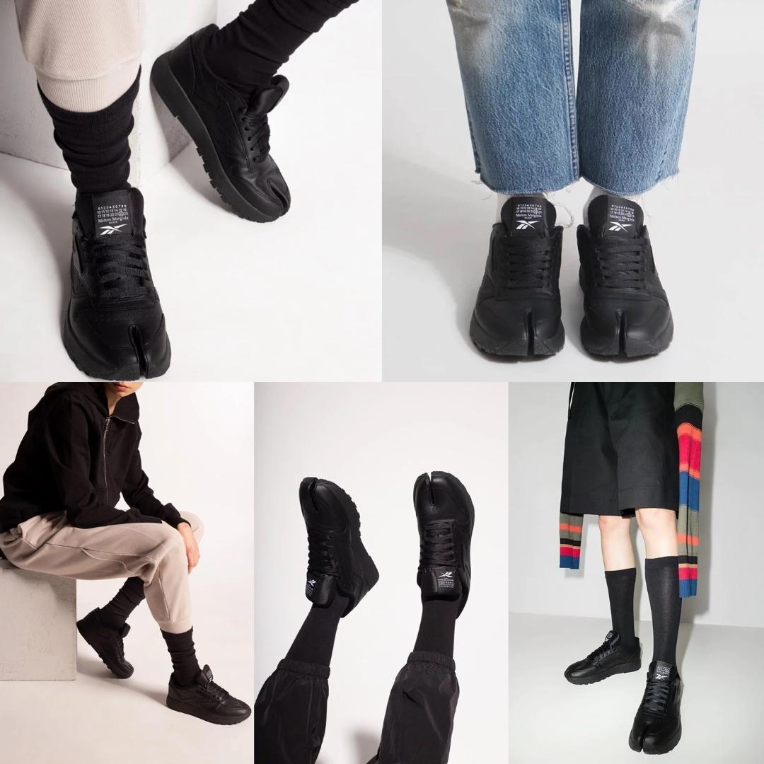 28cm マルジェラ リーボック レザー 足袋 MARGIELA tabi タビ — image 3