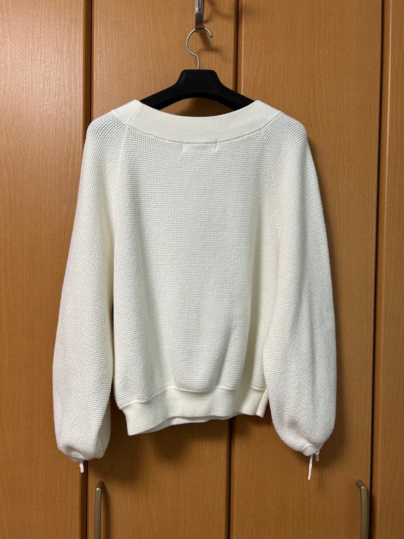 LOWRYS FARM バルーンスリーブニット Lサイズ ホワイト — image 2