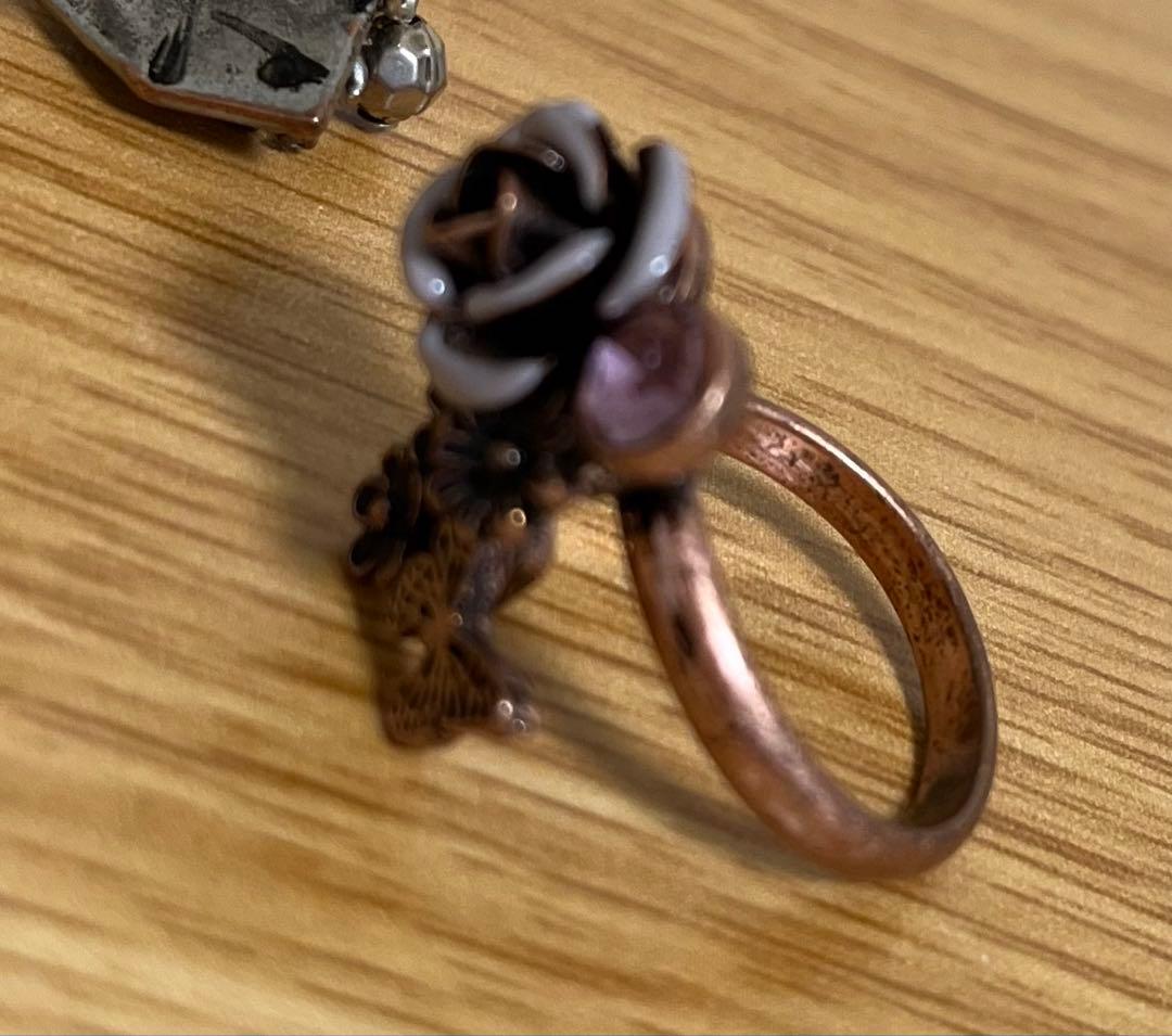 アクシーズファム　指輪　リング 2点セット　ローズ　薔薇　トランプ — image 4