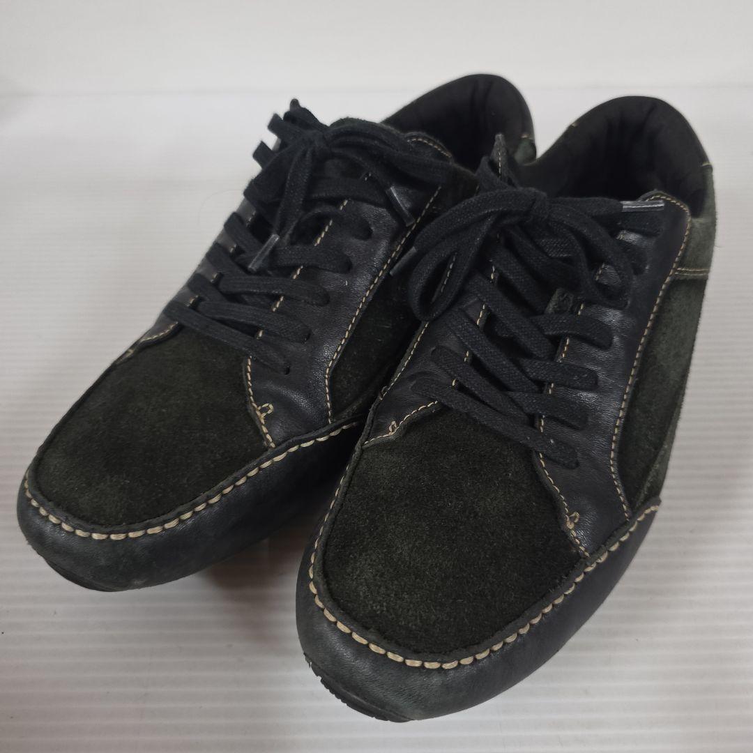 COLE HAAN スニーカー ブラック レザー スエード — image 2