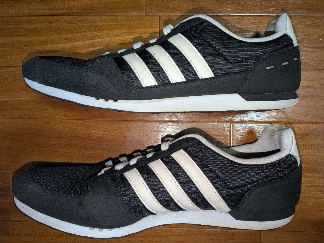 adidas スニーカー F99329 ブラック ホワイト ビッグサイズ — image 3
